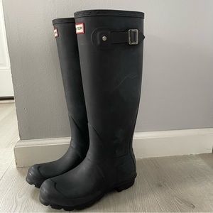 Hunter Rubber tall Rain Boots size 5
